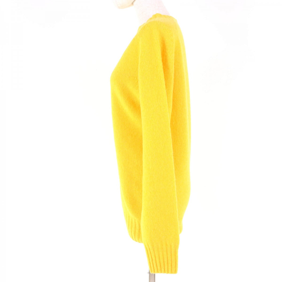 CELINE knit 2 3GO0/799A Main: 100% wool yellow Women XS