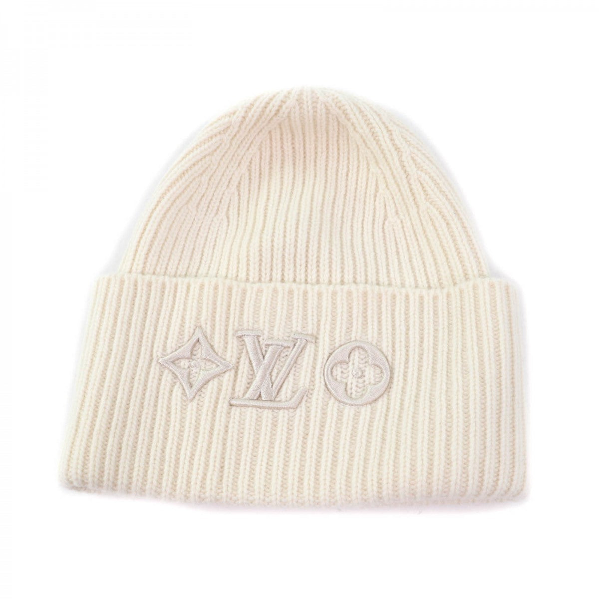 LOUIS VUITTON Knit cap M77873 Main: Wool Bron Beanie LV Headline Women S