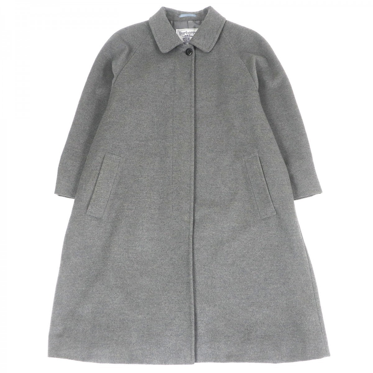 BURBERRY Stainless collar coat Outer: 100% cashmere, lining: cupra gray Women(Unisex) 9AR