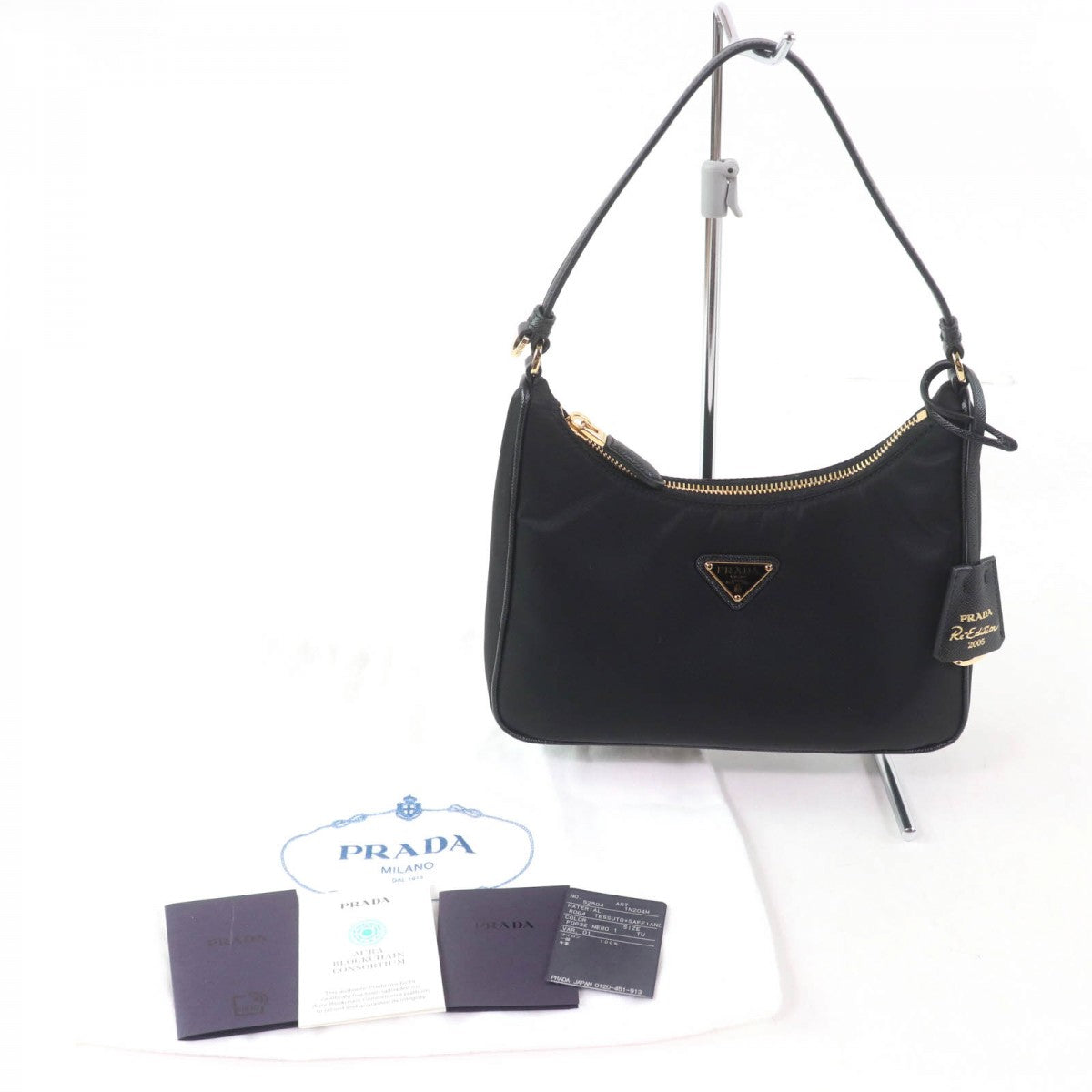 PRADA Handbag Nylon black Re-Edition 2005 Re-Nylon Women