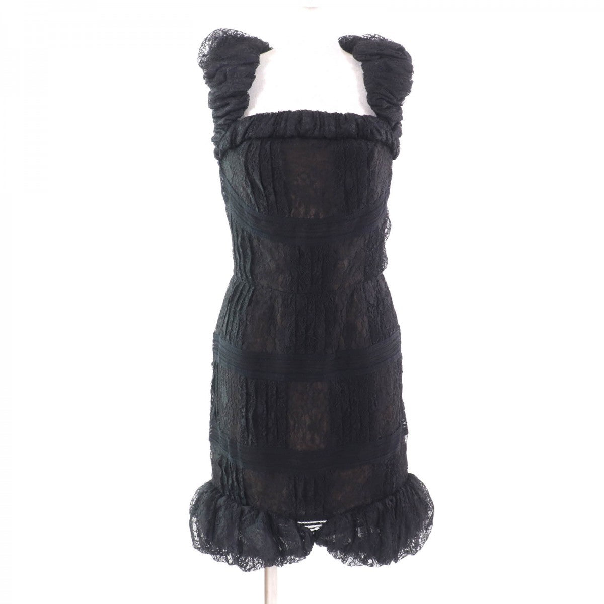 CHANEL one piece 09C P34753 cotton black 38