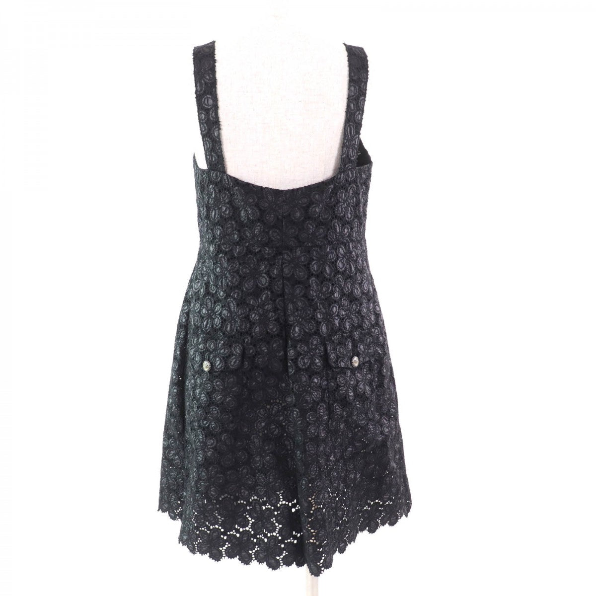 CHANEL one piece 08A P33424 polyester black 42