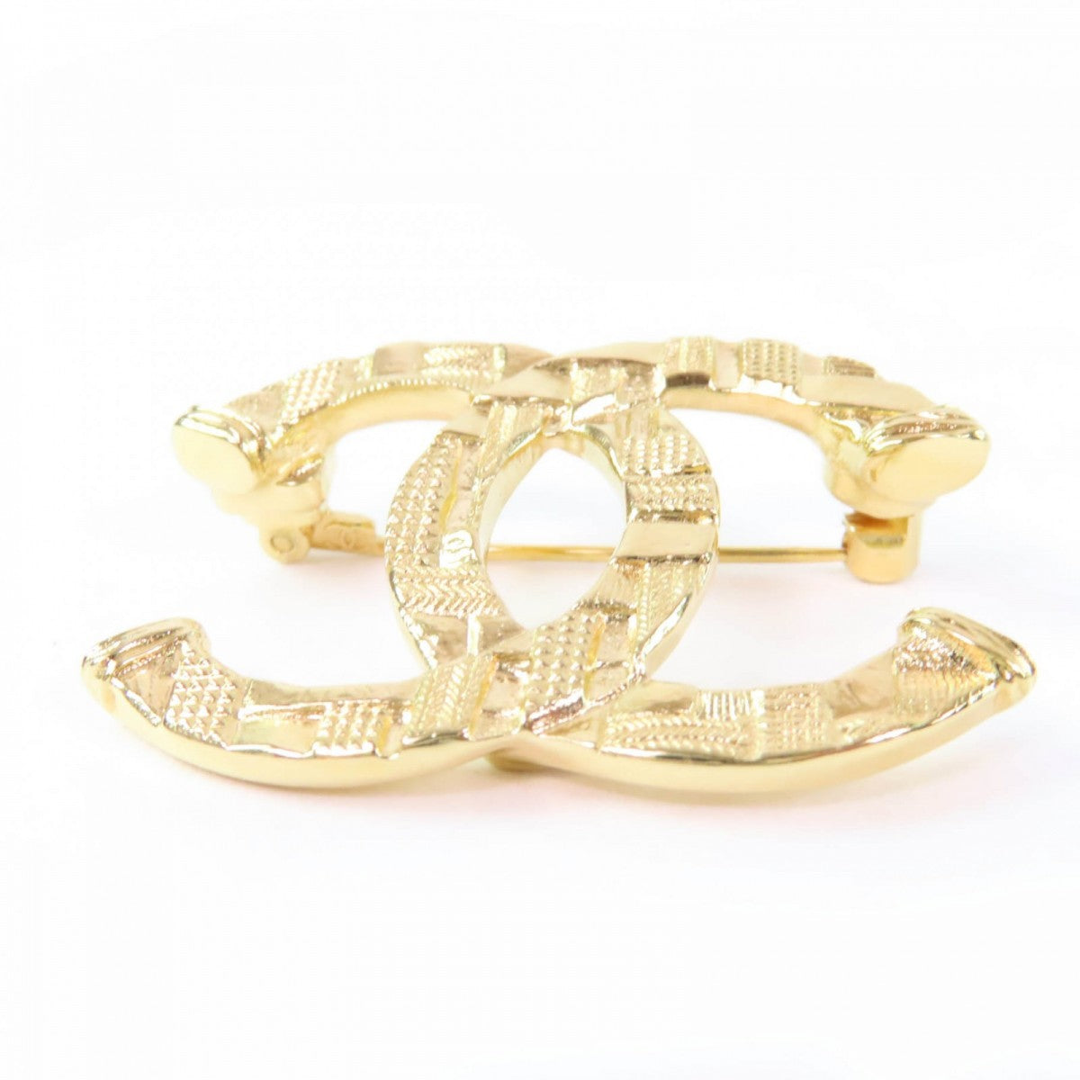 CHANEL Brooch ABB103 B23A Gold Plated gold Women