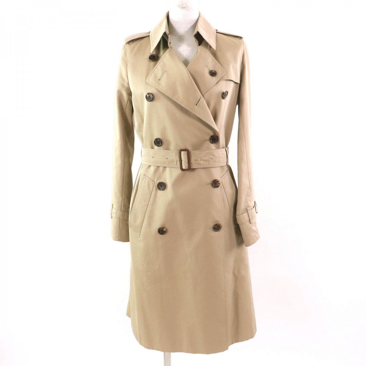 BURBERRY LONDON trench coat FRA87-130-51 cotton beige 36