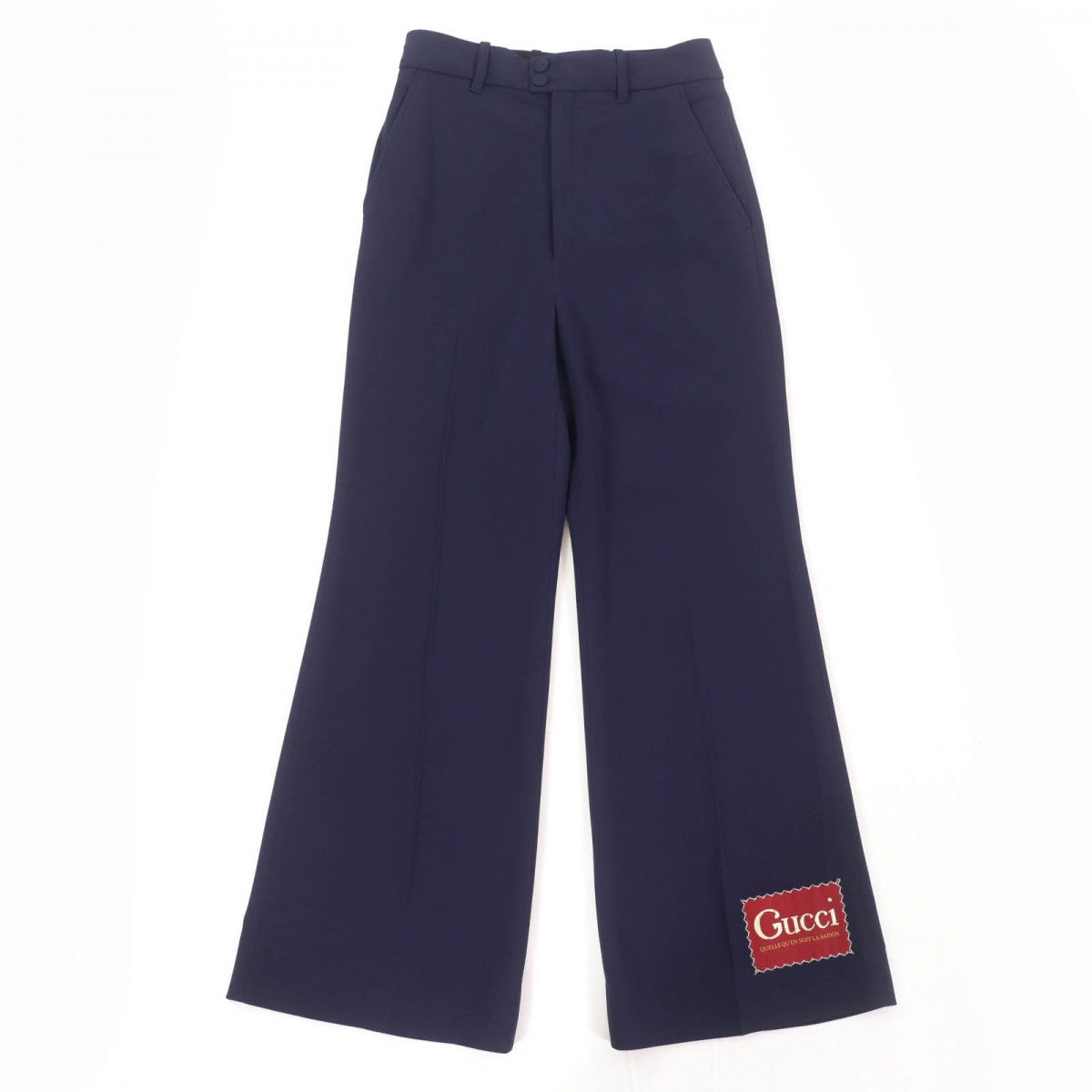 GUCCI Wide pants 624955 Rayon Navy 36