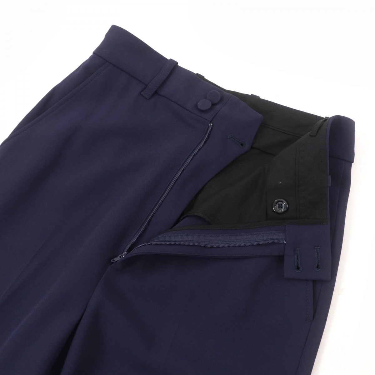 GUCCI Wide pants 624955 Rayon Navy 36