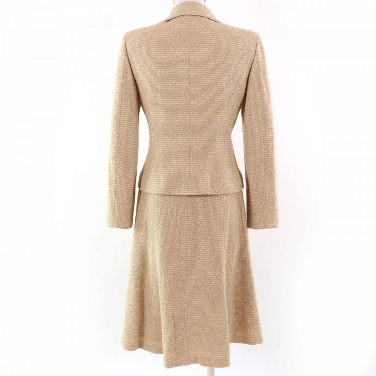 CHANEL setup 02C P18870V10901 Main: 75% wool, Main: 20% rayon, Main: 5% nylon, Lining: 95% silk, Lining: 5% spandex beige Women 38