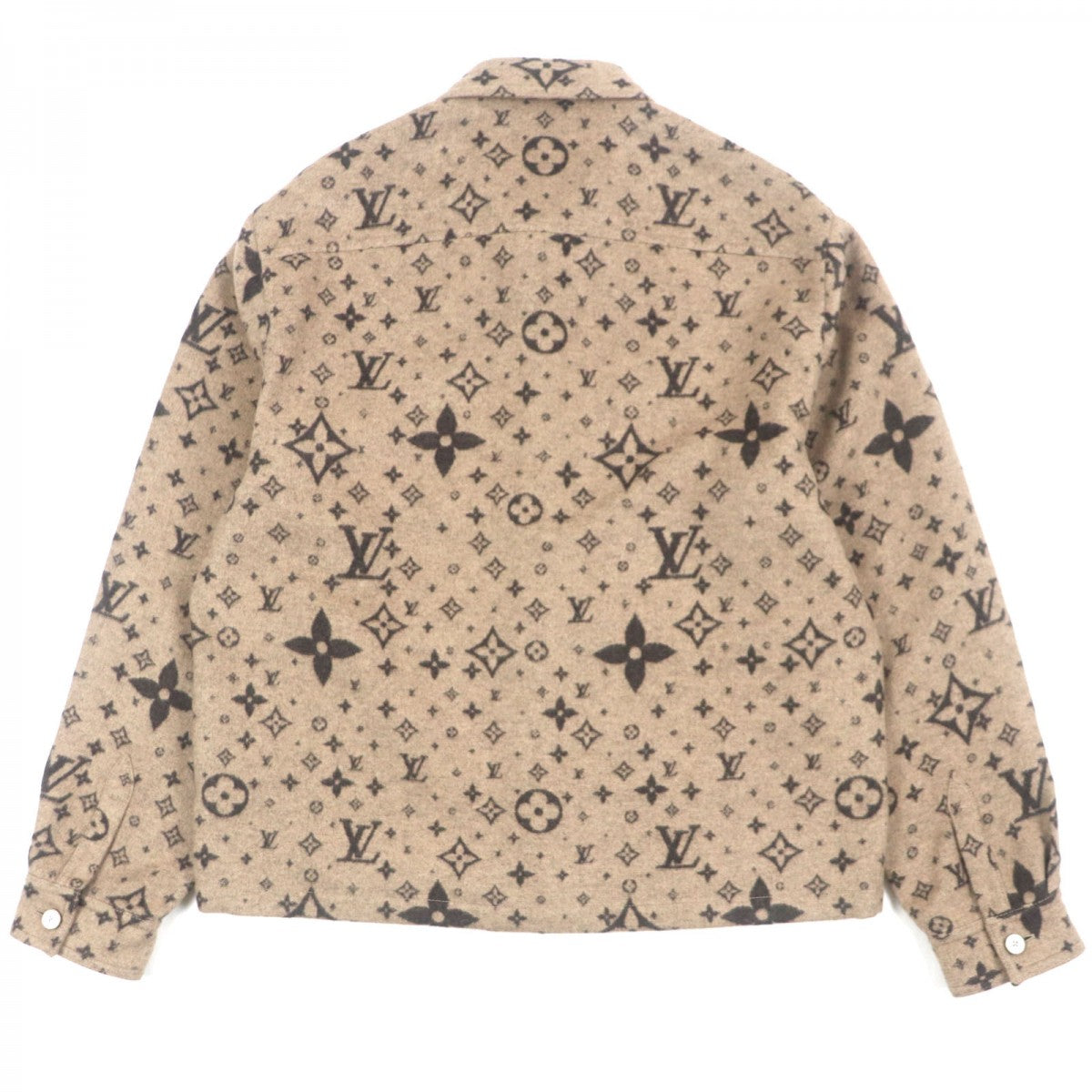 LOUIS VUITTON Jacket HSB39W Outer: 70% wool, Outer: 20% silk, Outer: 10% cashmere, Lining: 100% cotton, Part: 100% polyester Brown mens 50