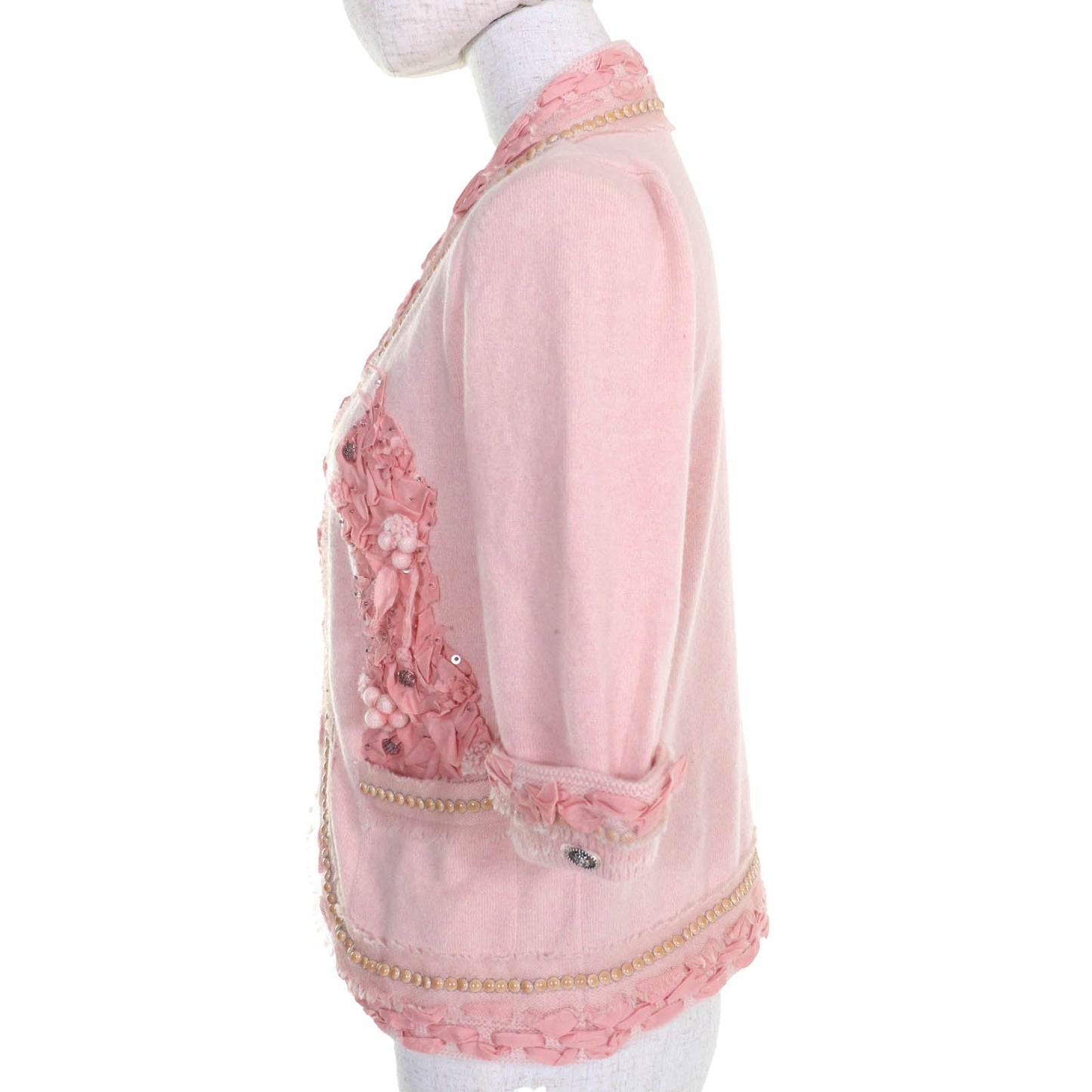 Chanel Lion COCO Mark Sequin Cardigan Handbag