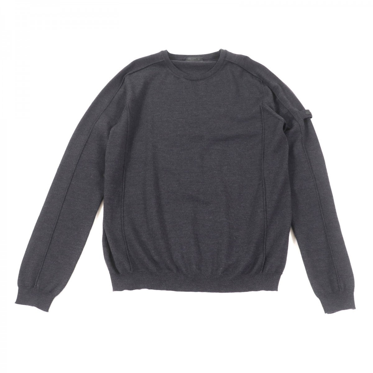 PRADA knit UMA615 wool gray 50
