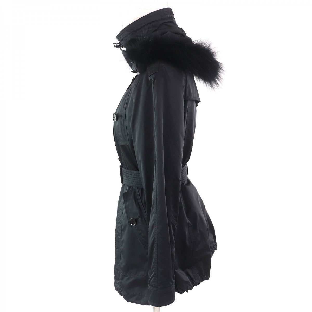BURBERRY LONDON coat polyester black 38