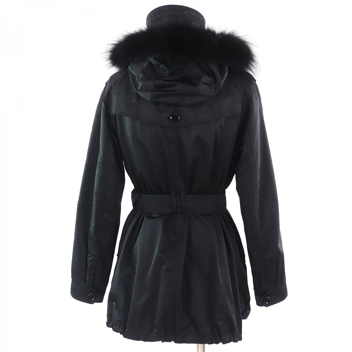 BURBERRY LONDON coat polyester black 38