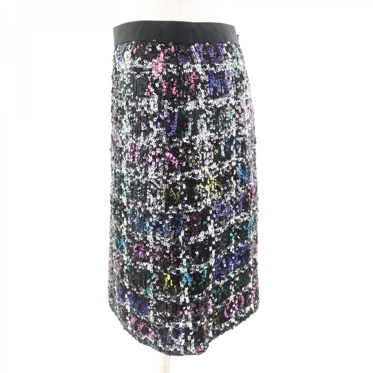 CHANEL skirt 22A P73122 polyester Multi 36