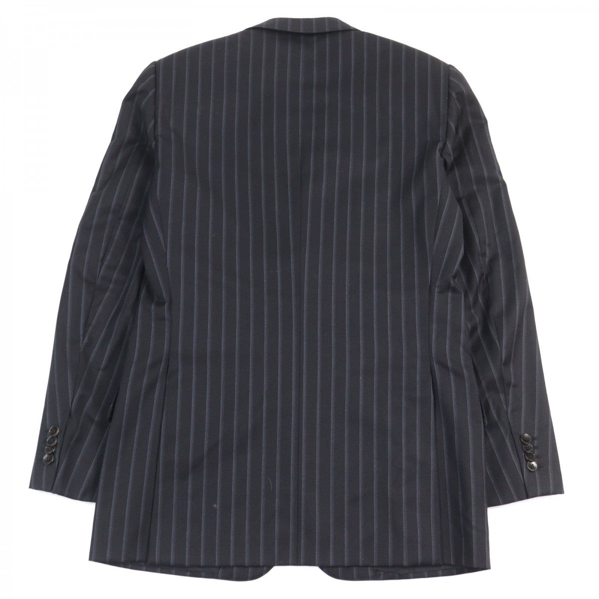 GUCCI setup 21E7F3 wool Navy Striped Pattern 46R