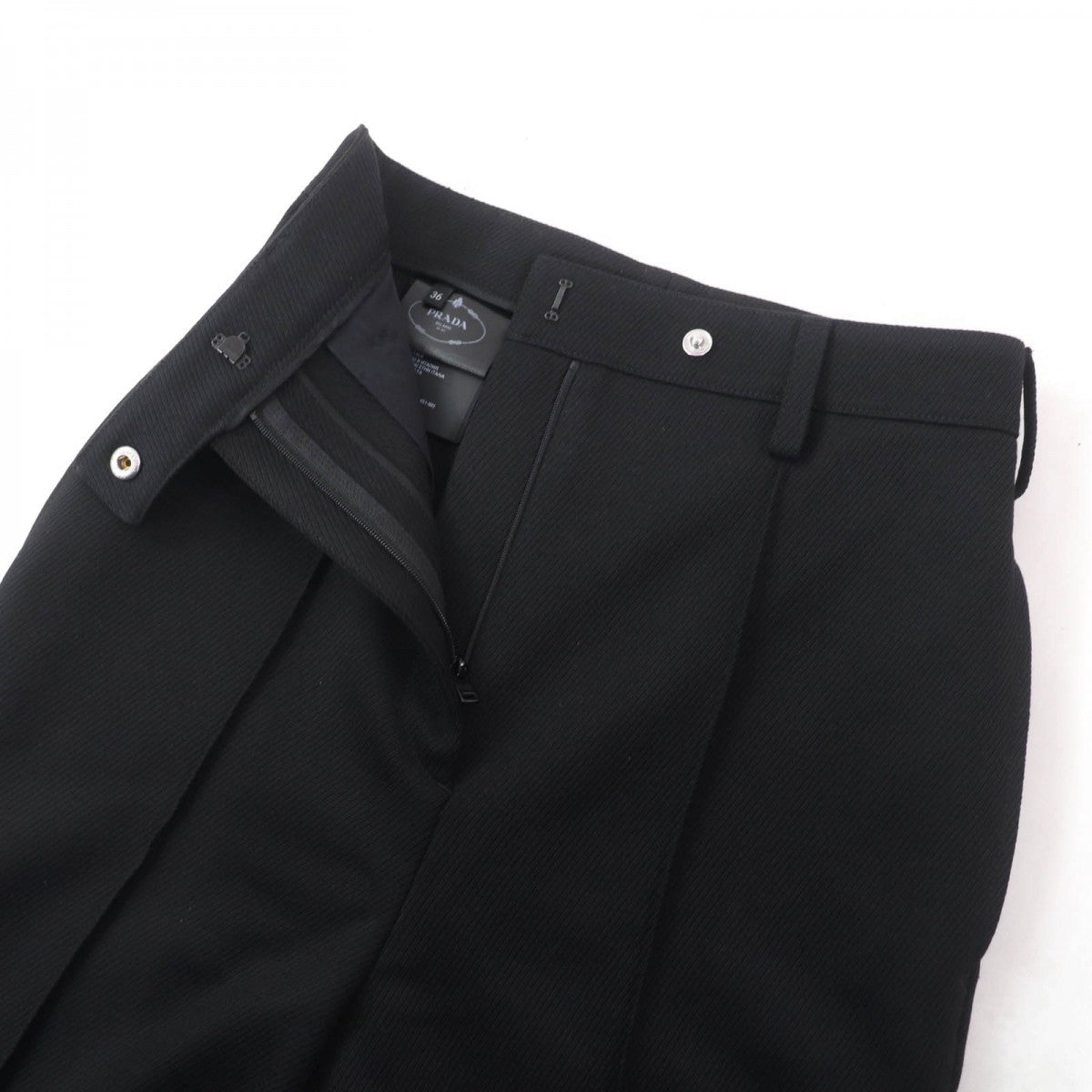 PRADA Pants P235H Virgin wool black 36