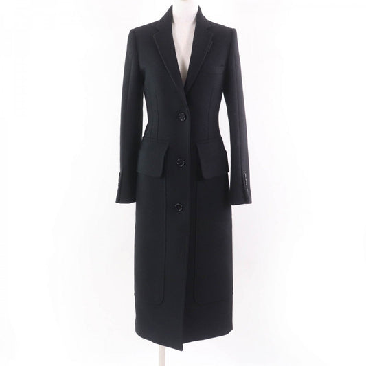 BURBERRY coat 8036992 Virgin wool black 36