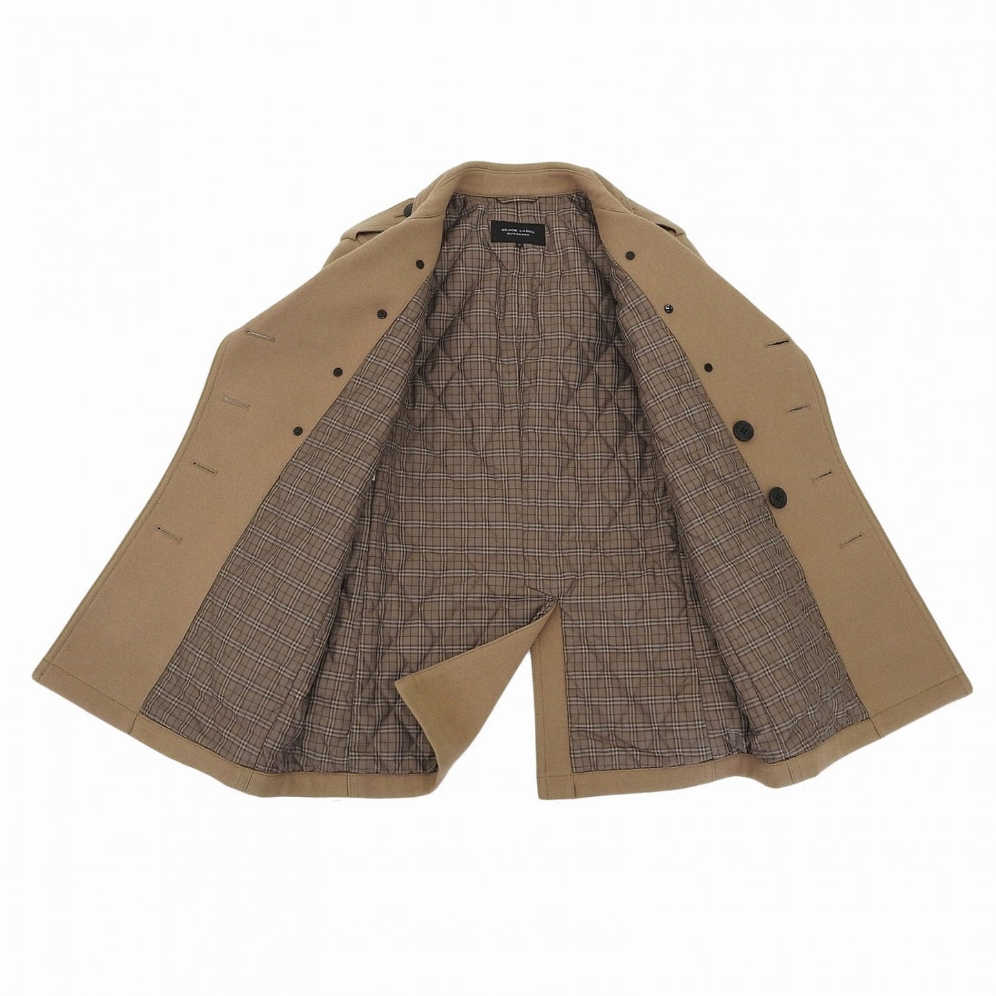 BURBERRY BLACK LABEL pea coat D1F22-840-44 wool Brown type M