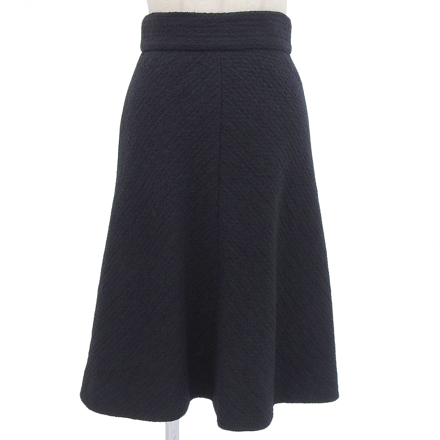 CHANEL skirt P36027 wool black 36