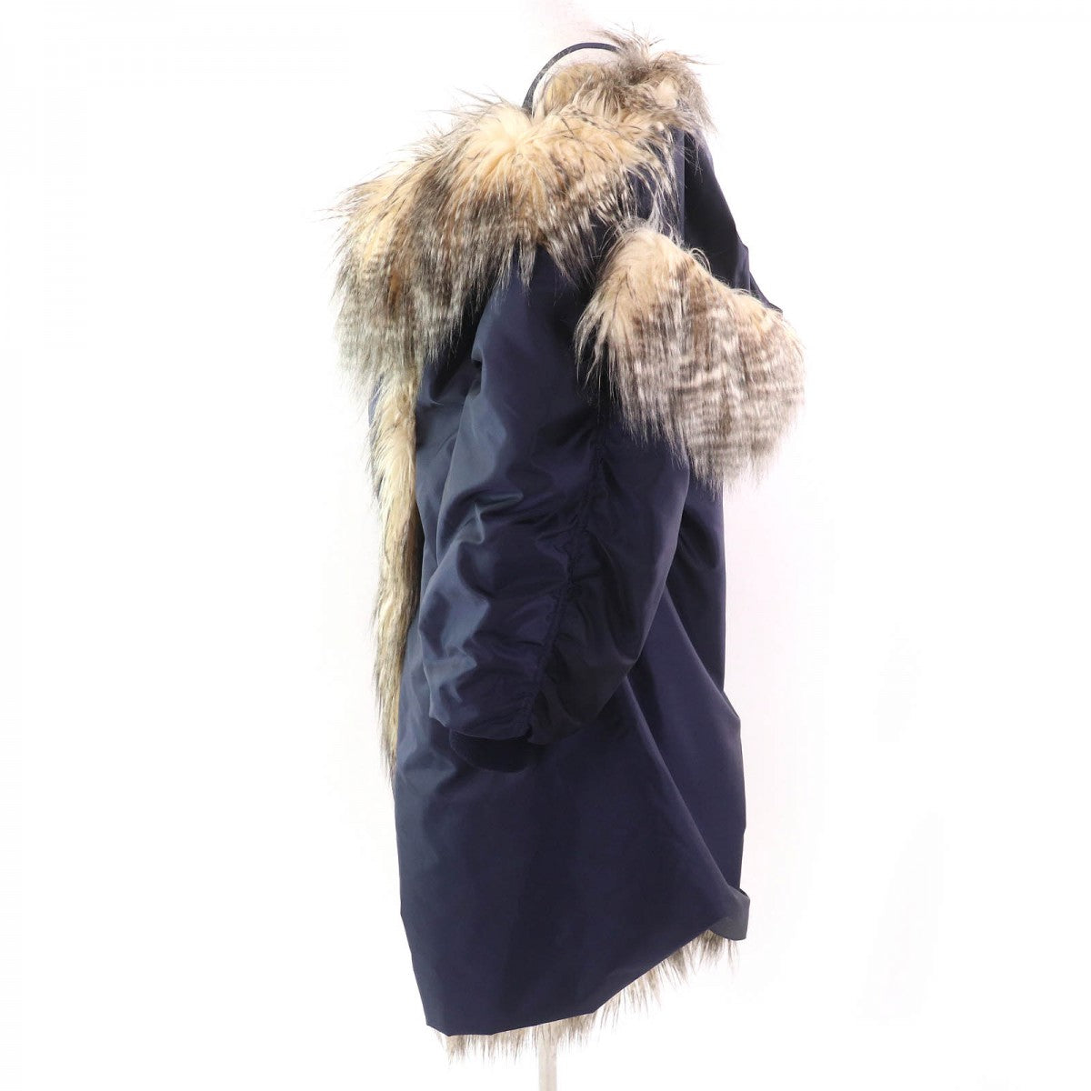 PRADA coat 29Y995 recycled polyamide Navy 36