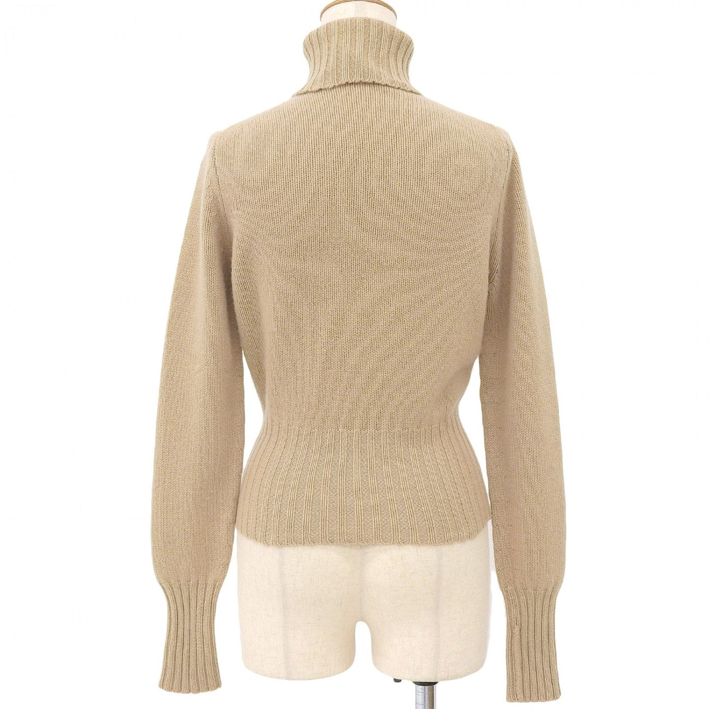 CHANEL knit 00A P16136 cashmere Beige multi 36