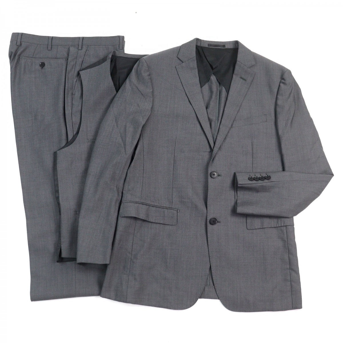 BURBERRY BLACK LABEL suit D1H46-308-06 wool gray 40L