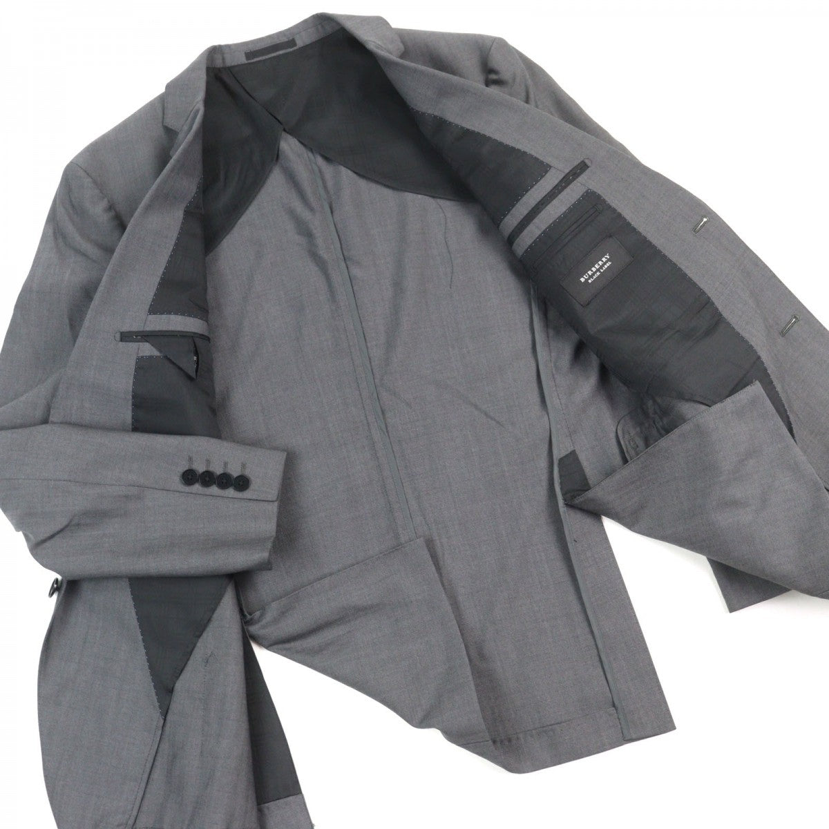 BURBERRY BLACK LABEL suit D1H46-308-06 wool gray 40L