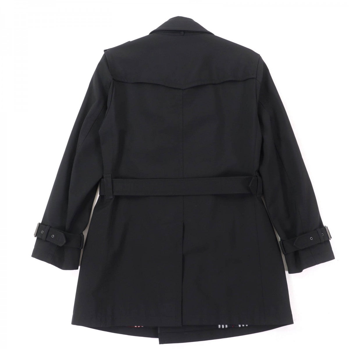 BURBERRY BLACK LABEL trench coat polyester black M