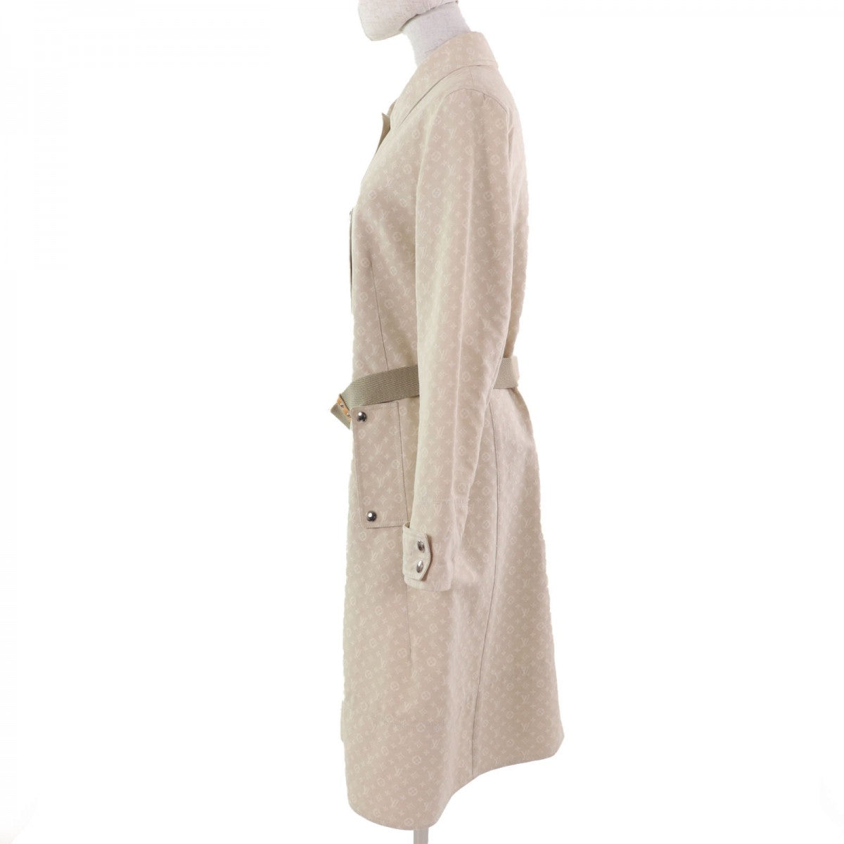LOUIS VUITTON coat cotton beige 36