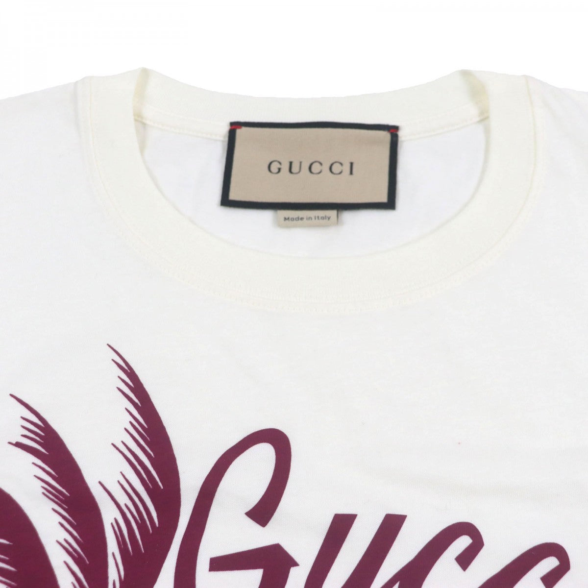 GUCCI Short sleeve T-shirt 615044 cotton white XXS