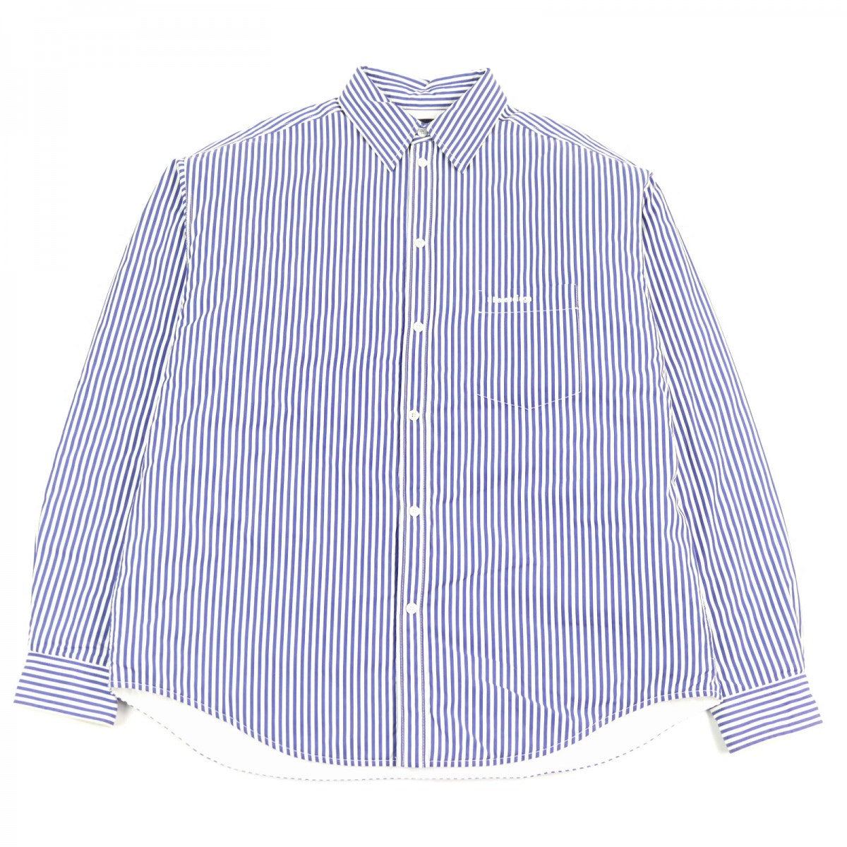 BALENCIAGA Long sleeve shirt 642339 cotton Blue white 36