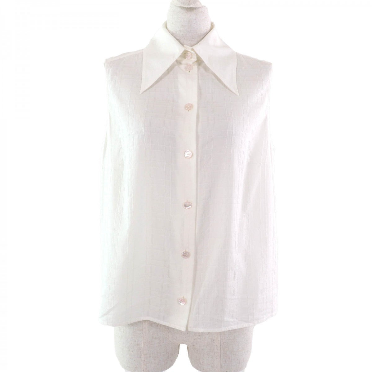 CHANEL blo  P78855 cotton white 38