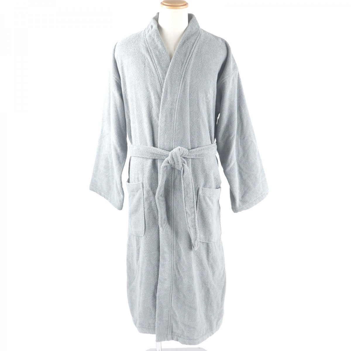 BALENCIAGA Bathrobe cotton gray ONE SIZE