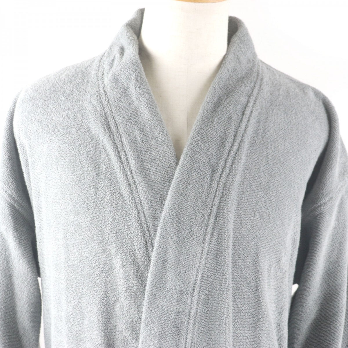 BALENCIAGA Bathrobe cotton gray ONE SIZE