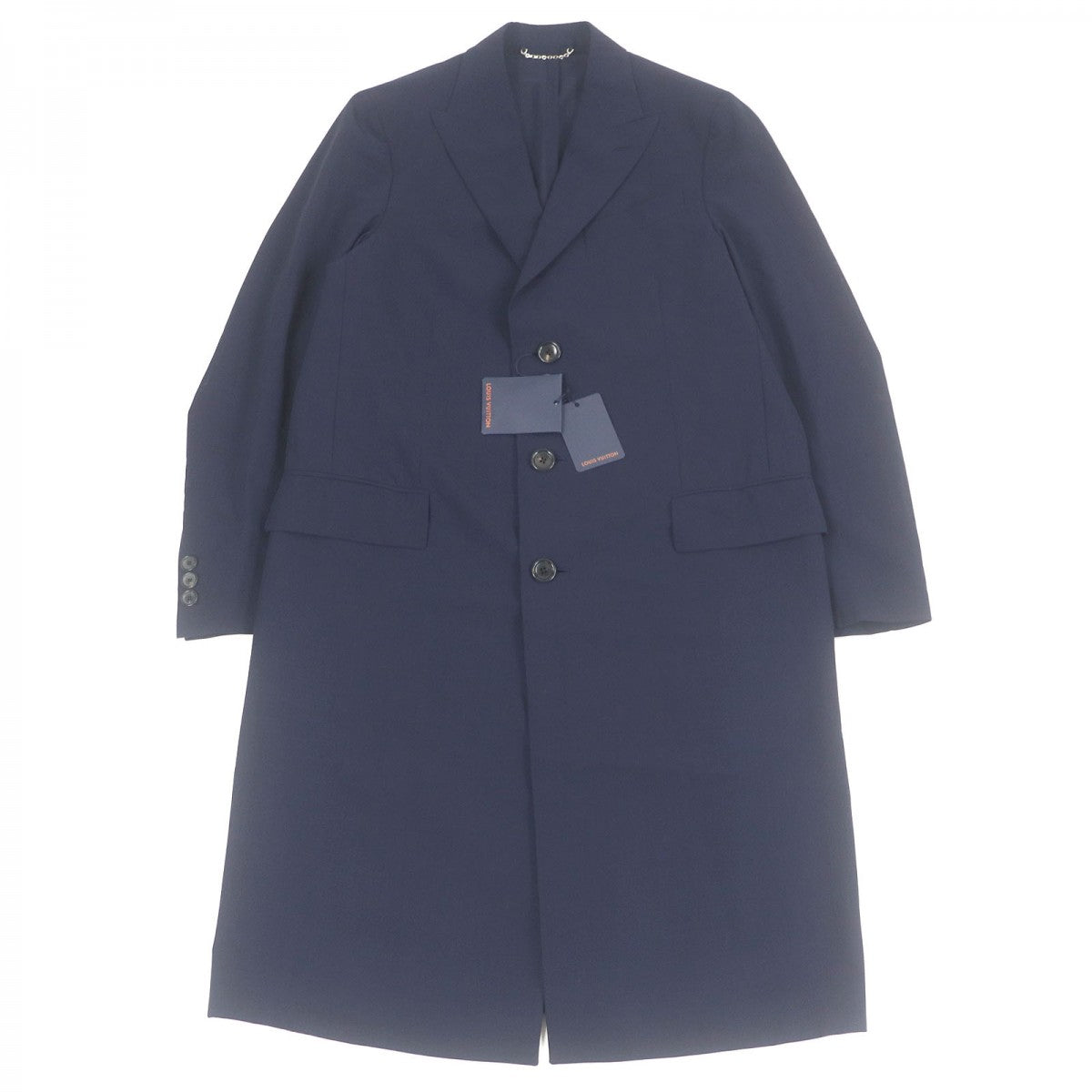 LOUIS VUITTON Chester coat wool Navy 50