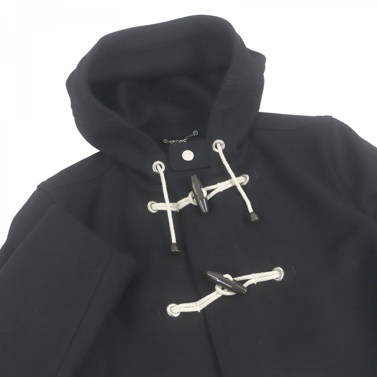 LOUIS VUITTON Duffel coat wool black 54