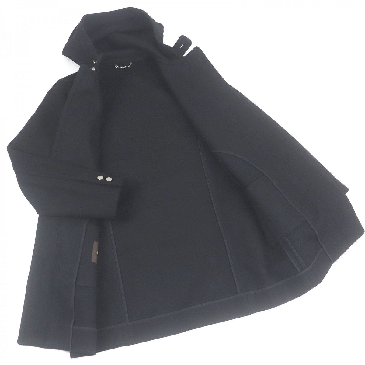 LOUIS VUITTON Duffel coat wool black 54