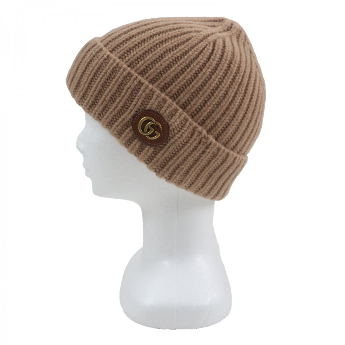GUCCI cap 764594 wool beige Double G M