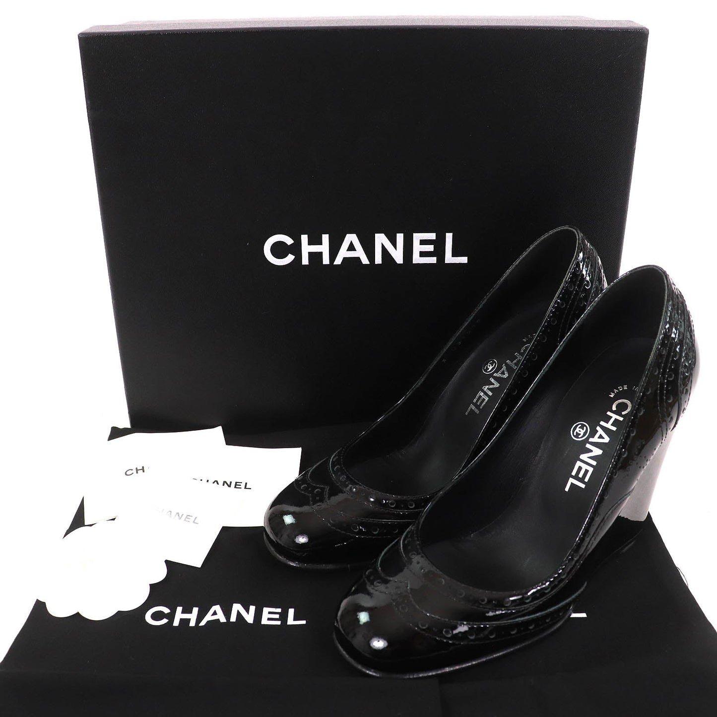 Chanel Patent Leather Pumps Handbag