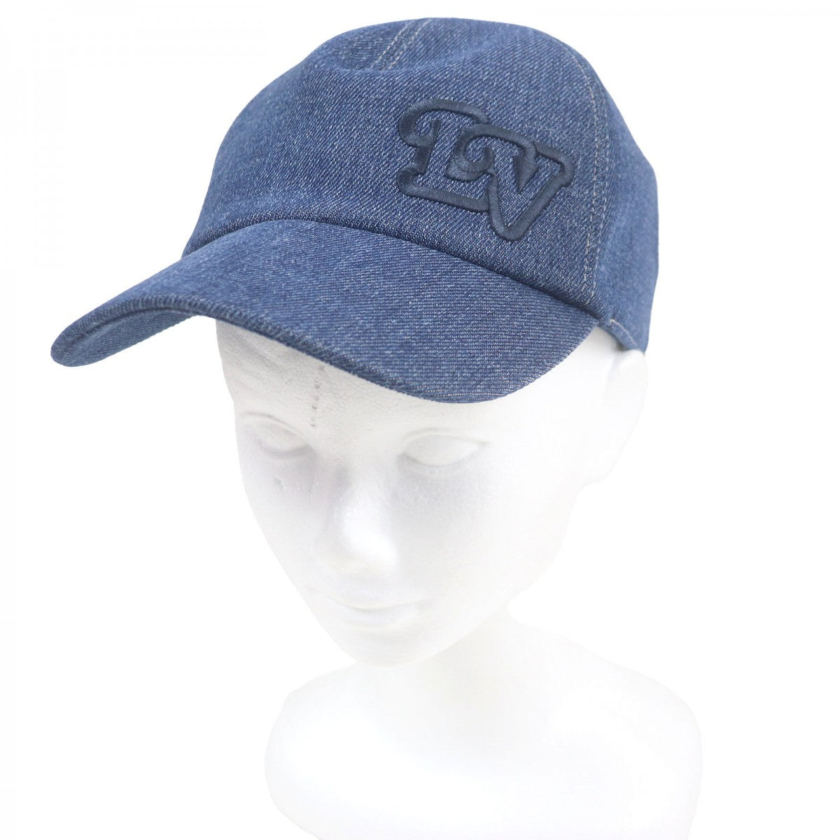LOUIS VUITTON cap M7009L cotton Indigo blue