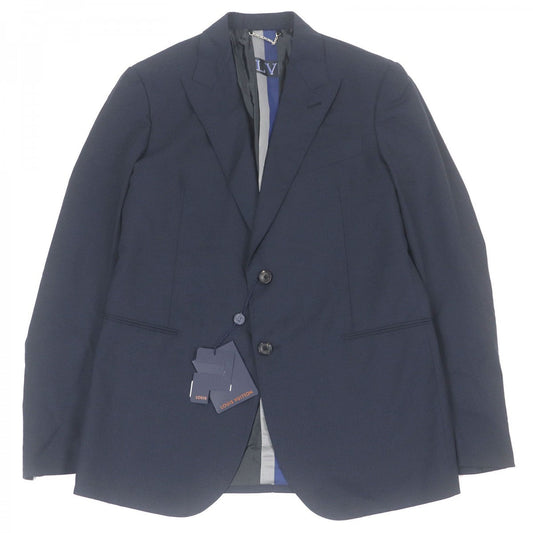 LOUIS VUITTON tailored jacket wool Navy PONT NEUF FIT 50