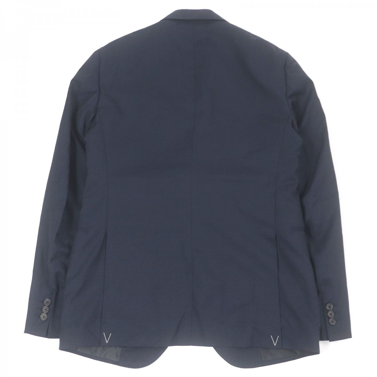 LOUIS VUITTON tailored jacket wool Navy PONT NEUF FIT 50