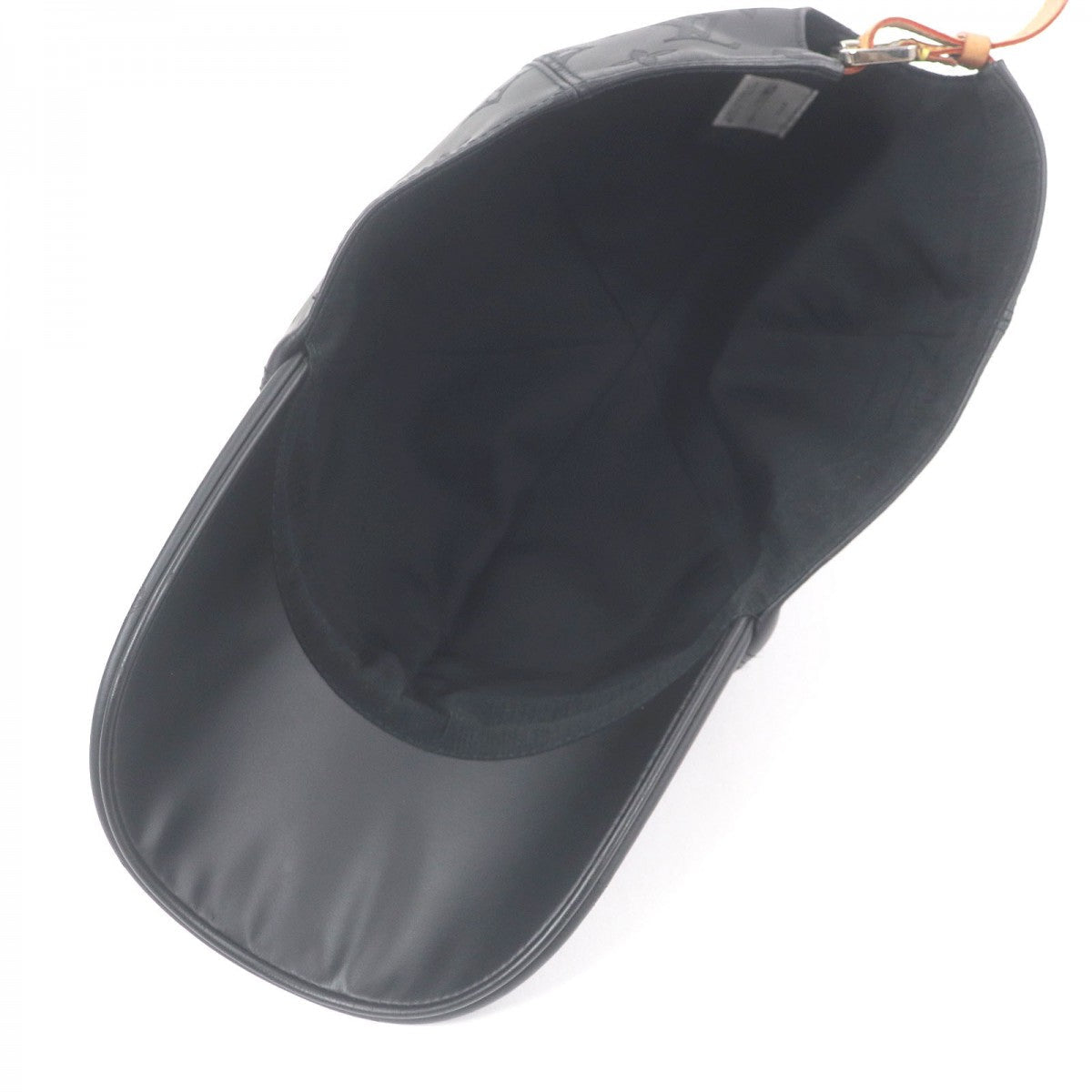 LOUIS VUITTON cap M76985 Cowhide black Cap Monogram Shadow 62