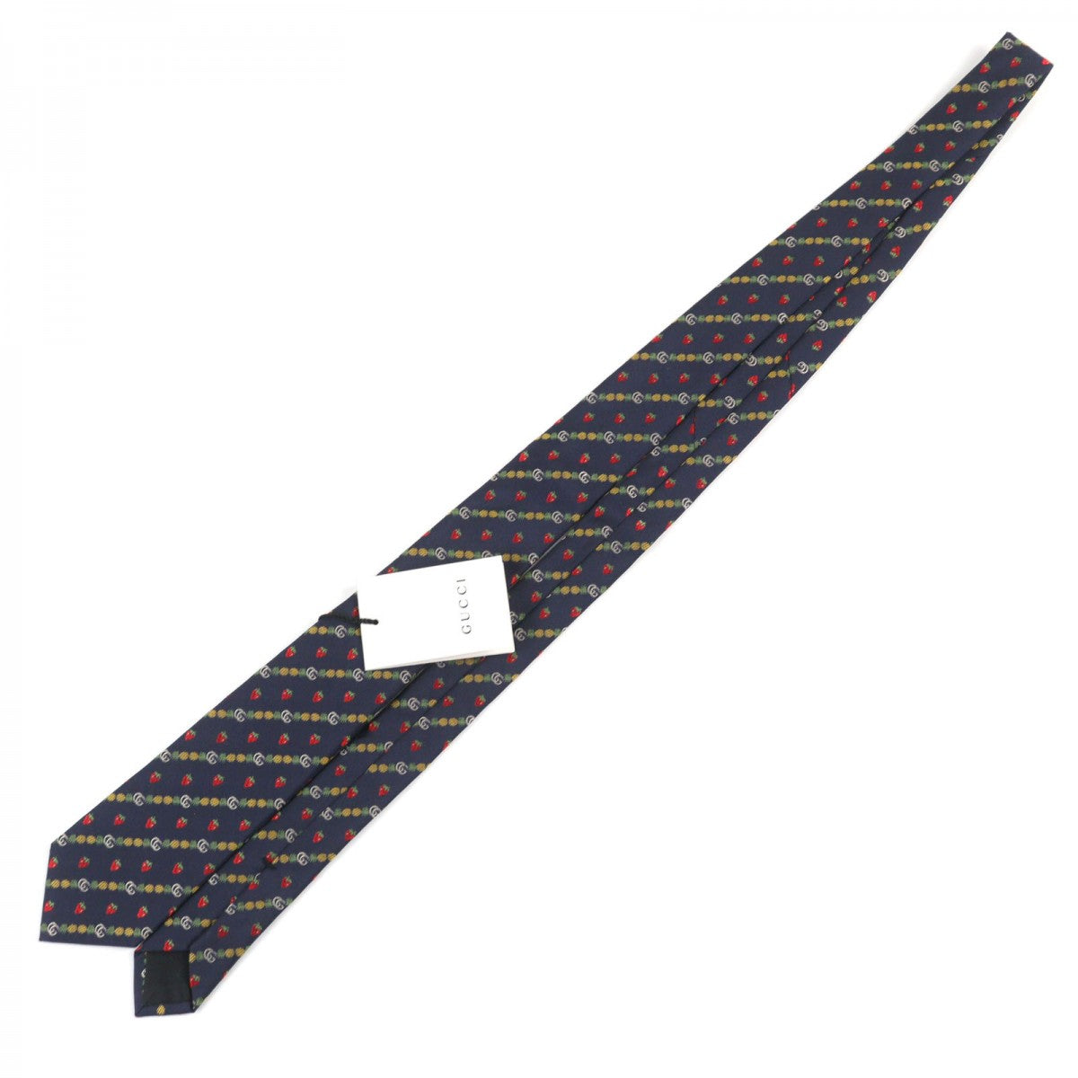 GUCCI tie 597093 silk Navy type