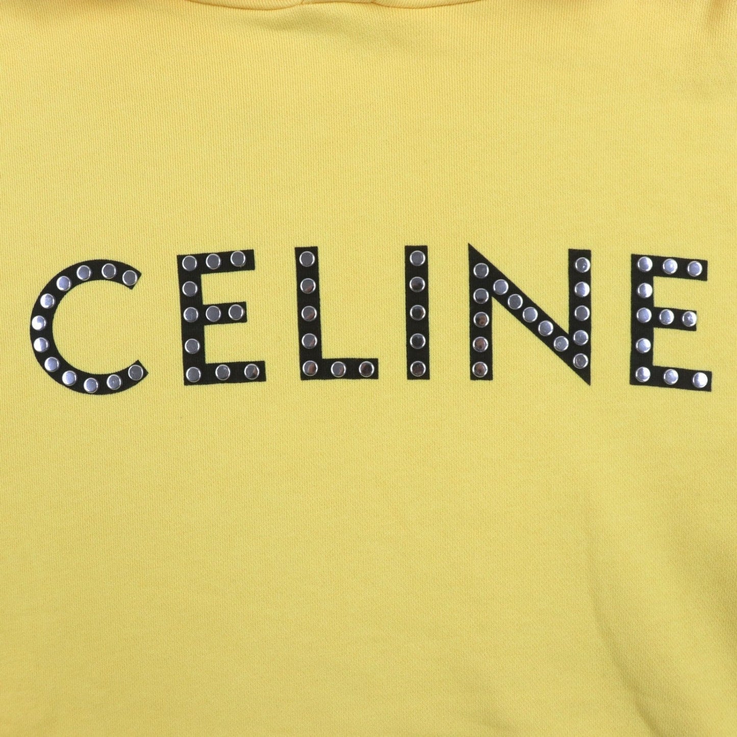 CELINE Hoodie 2Y695670Q cotton yellow M