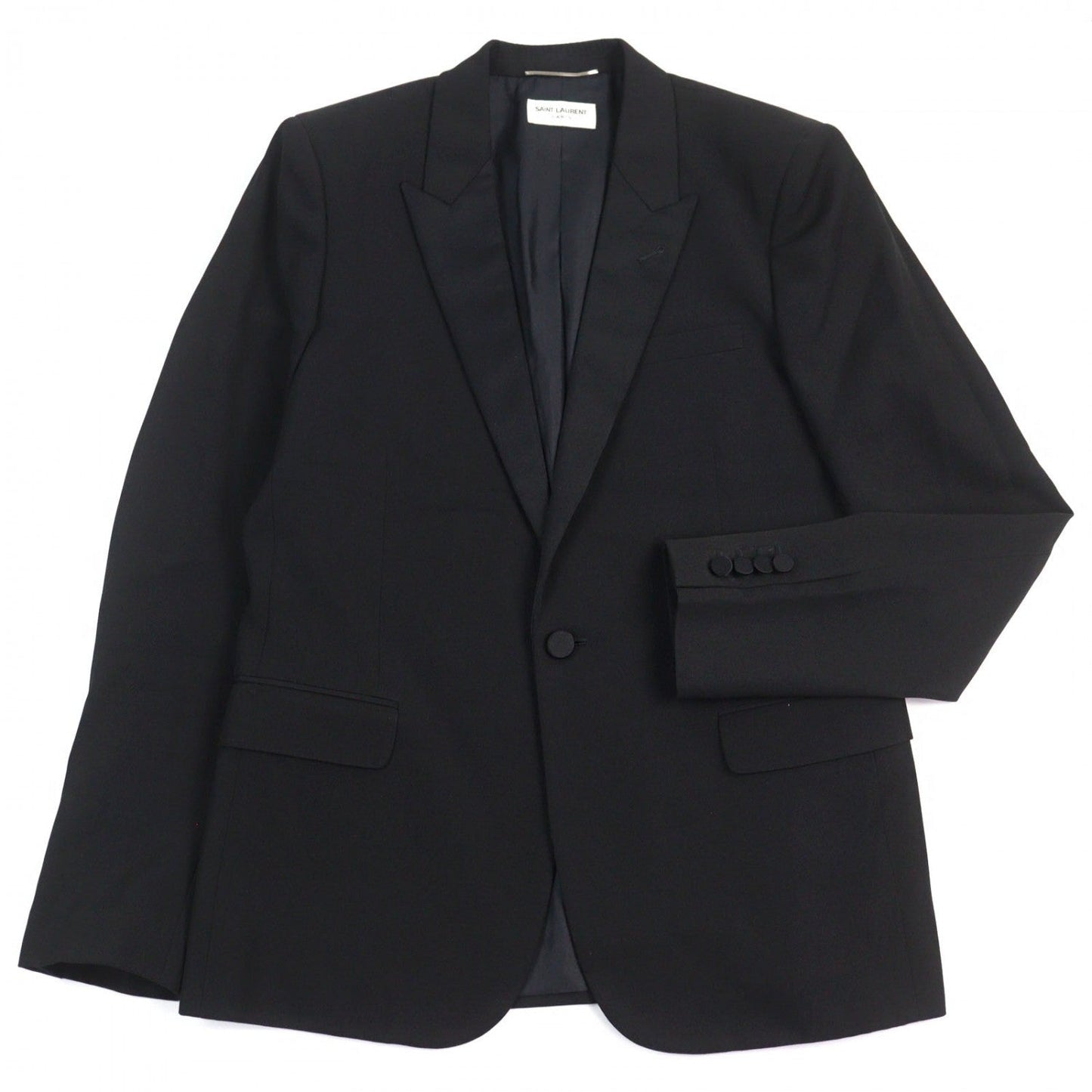 SAINT LAURENT PARIS Jacket 326807 wool black 50