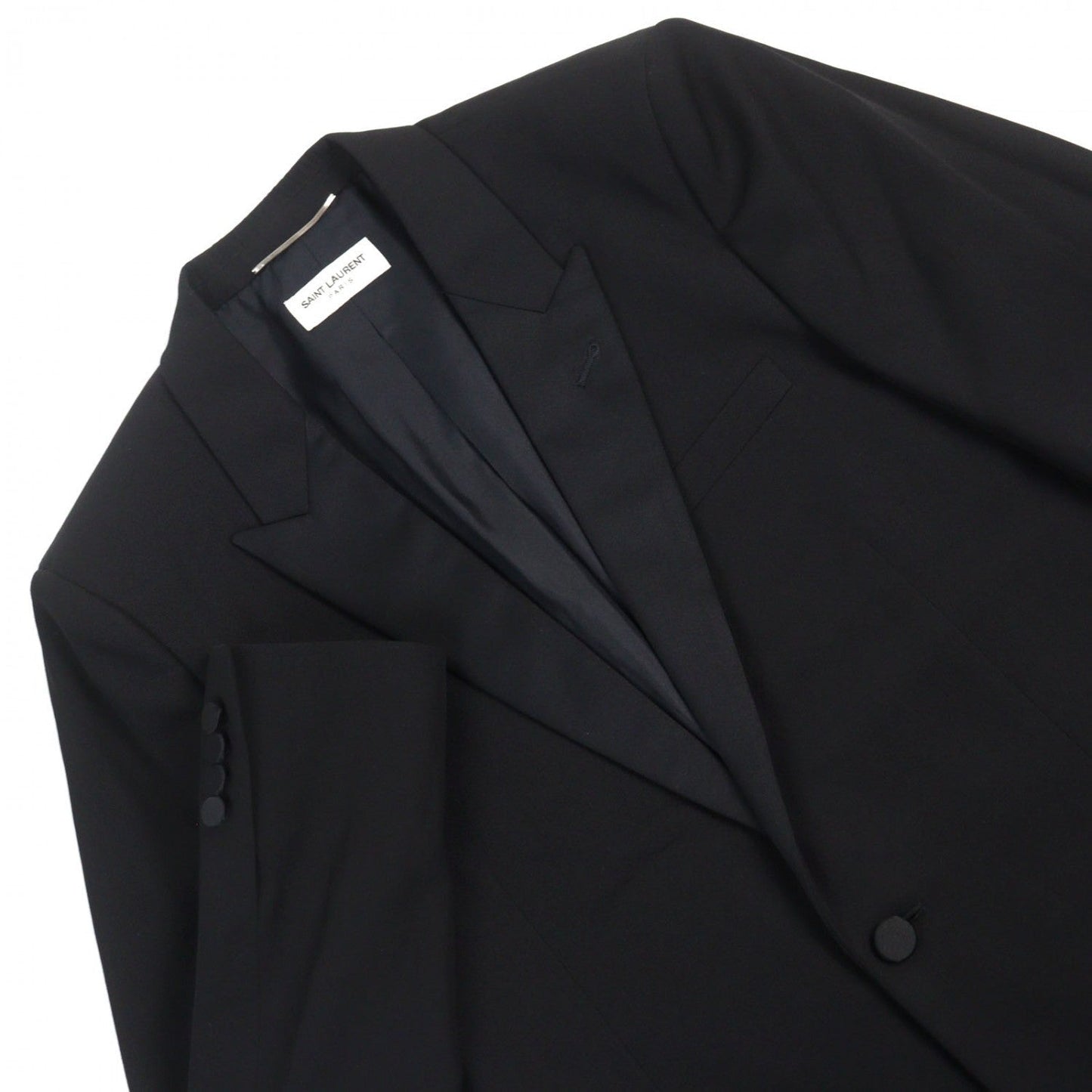 SAINT LAURENT PARIS Jacket 326807 wool black 50