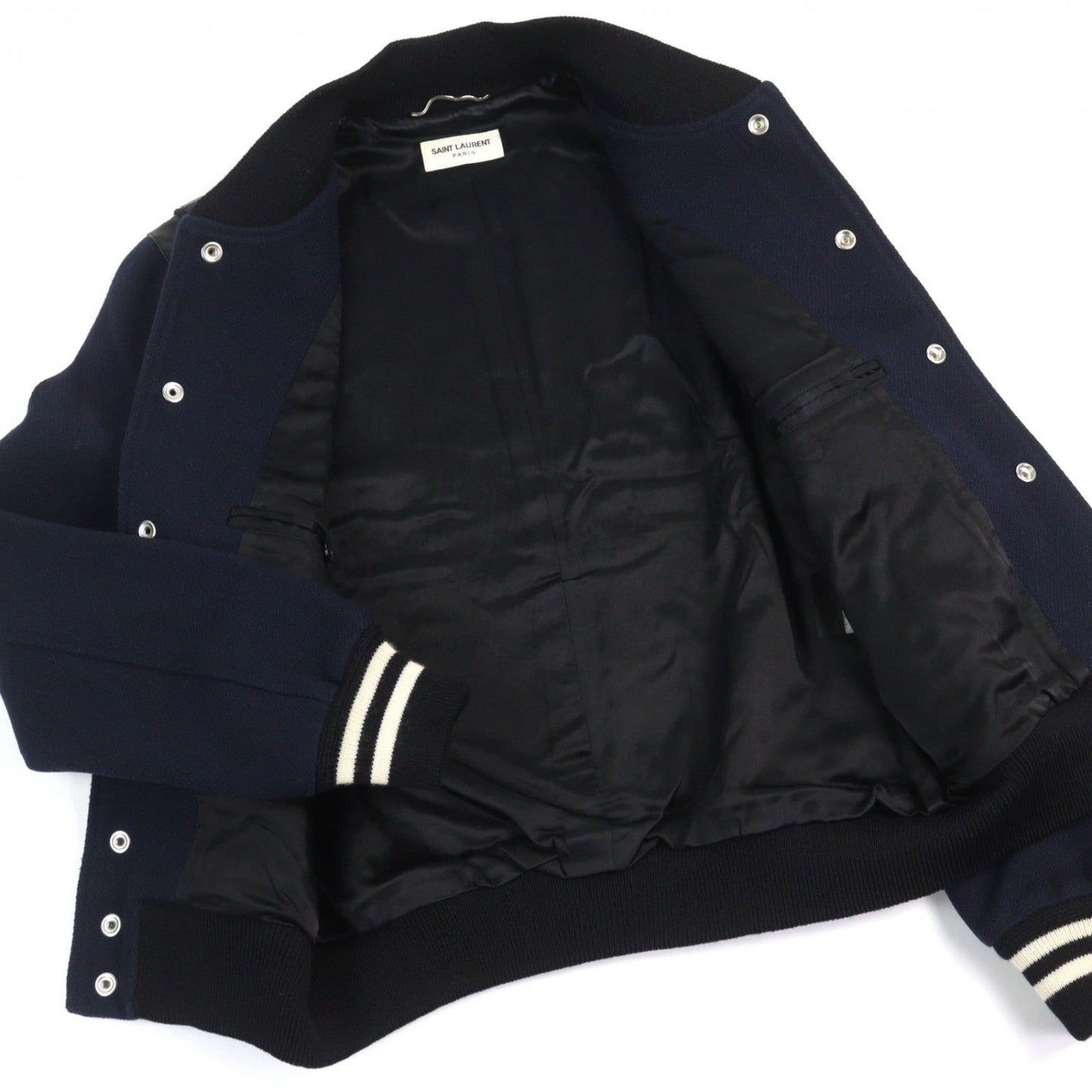 SAINT LAURENT PARIS Jacket 354718 wool Navy type 44