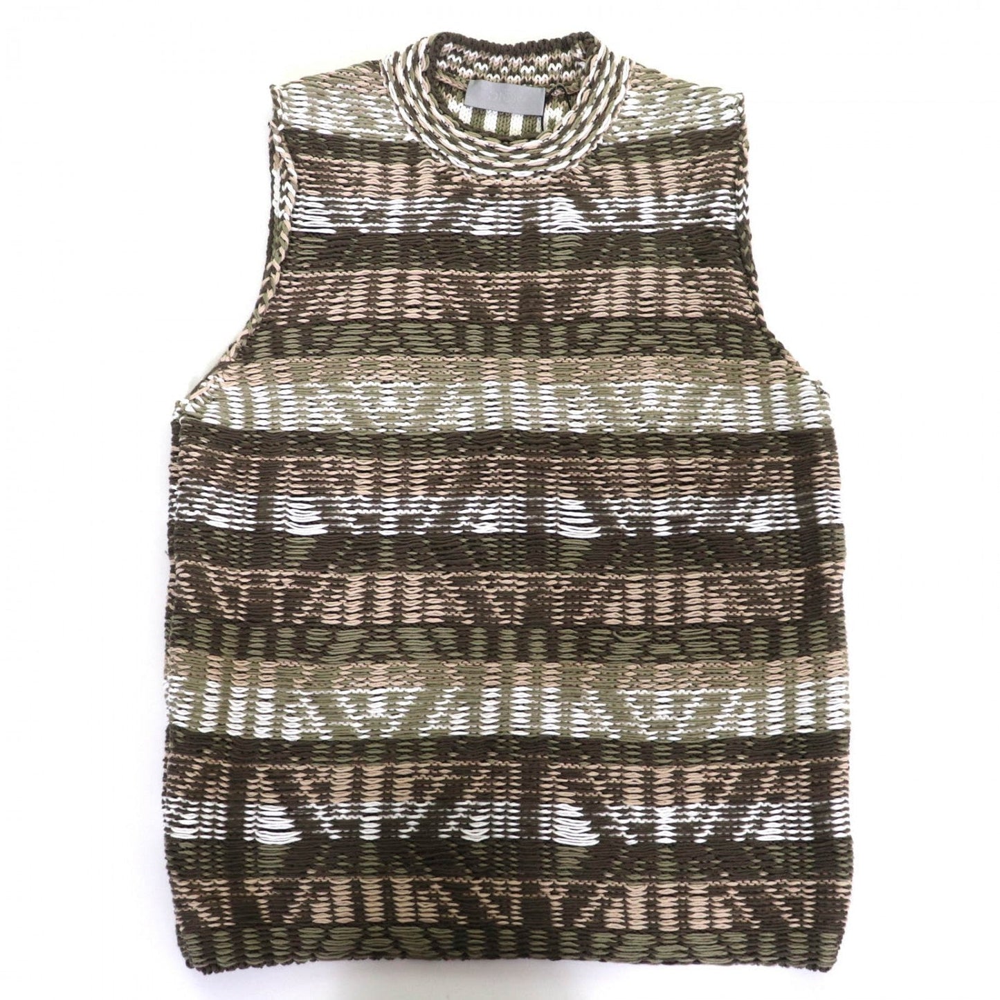 Dior HOMME Vest 383M636AT544 cotton Khaki type L