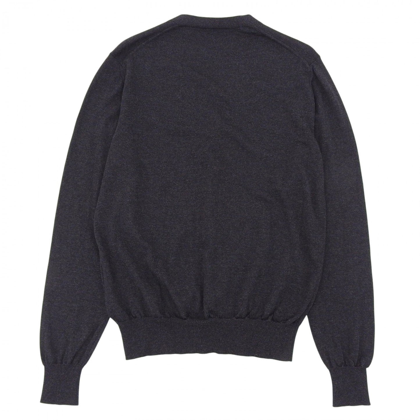 PRADA cardigan DNA959 Virgin wool Charcoal gray 46