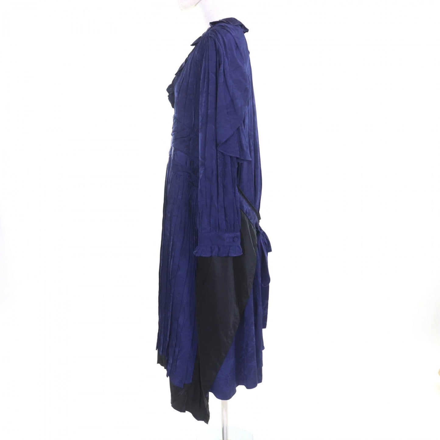 BALENCIAGA one piece 663002 Rayon Navy 36